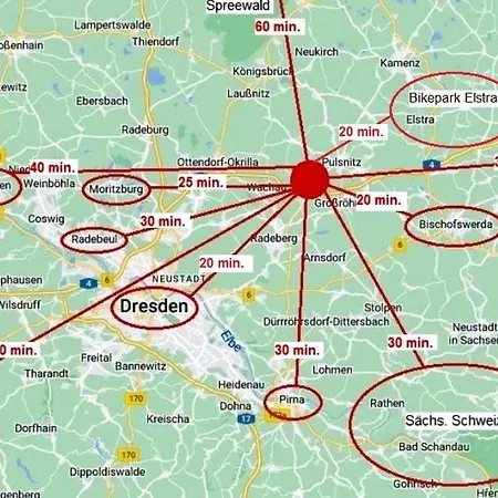Aussergewoehnliches - Nur 15 Min Bis Dresden Apartament *